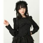 ブラウス シャツ ゴシック風十字架バラレースフリルセーラーブラウス レディース