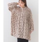 ショッピングダルメシアン ブラウス シャツ ポプリンフロントシャーリング プルオーバー チュニック 長袖シャツブラウス レディース