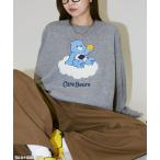 ニット セーター PUBLUX/パブリュクス CareBears(TM)/ケアベア(TM) クルーネック ジャガードニット　限定展開 レディース