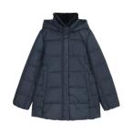 ダウンコート ダウンジャケット ファイバーダウン ハーフコート レディース