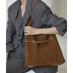 トートバッグ 「牛革」 2WAY ポーチ付き ベルトデザイン トート＆ショルダーバッグ レディース