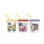 タンブラー ミニオン ストロー付タンブラー320ml 3個セット ミニオン 遊園地 SK