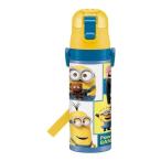 水筒 ミニオン 超軽量・コンパクトロック付ワンプッシュダイレクトステンレスボトル 470ml ミニオン ボブと仲間たち SK