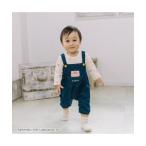 ベビー服 ロンパース 星のカービィ  長袖カバーオール  サロペット風  総柄