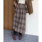 ショッピングレトロ スカート 起毛チェックプリーツスカート