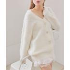 カーディガン snow long cardigan レディース