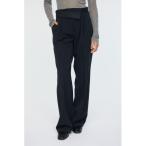 スラックス パンツ TURN OVER BELT トラウザー レディース