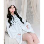 パーカー キラキラZIPパーカー レディース