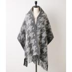 ウール千鳥リバーシブルストール レディース