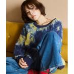 ショッピングセーター ニット セーター ミックスシャギーニットプルオーバー レディース