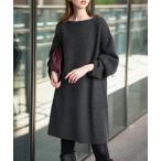 ショッピングウール ワンピース 「WEB限定/追加」ファインウールニットミニワンピース