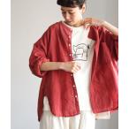 「soulberry」 長袖ブラウス 3L レッド レディース