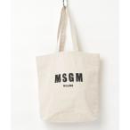 「MSGM」 トートバッグ - ベージュ