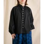 ショッピングローン 「Brocante」 長袖ブラウス 2 ブラック レディース