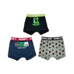 ボクサーパンツ ボクサーパンツ３枚組　マインクラフト キッズ 子供 男の子