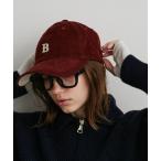 ショッピングコーデュロイ キャップ 帽子 コーデュロイロゴCAP レディース