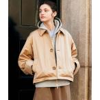 ショッピングジムフレックス コート アウター Gymphlex | ツイル ショートコート WOMEN レディース