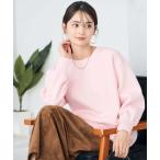 ショッピングセーター ニット セーター スウェットライクニット レディース