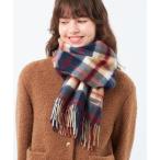 ショッピングマフラー マフラー ストール 「LEE11月号掲載/蛯原友里さん着用」ウォッシャブルカシミヤハウスチェックマフラー レディース