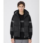 ダウンベスト ベスト ファブリックコンビダウンベスト メンズ