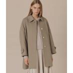 ステンカラーコート コート 「Precious12月号」「ROSLEY/ロズリー」ぺコラム圧縮ビーバーステンカラーコート レディース