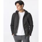 ショッピングスエード パーカー ツイードプリントポリエステルスエードパーカ メンズ