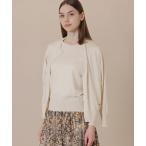 ショッピングマッキントッシュ カーディガン 「WEB・一部店舗限定」クリアニットプレーンカーディガン レディース