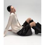 ショッピングスパンコール パンツ 「A|X アルマーニ エクスチェンジ」NL 「オンライン限定」スパンコール ハーフパンツ レディース