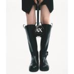 ブーツ 「A|X アルマーニ エクスチェンジ」NL ニーハイ バイカーブーツ レディース
