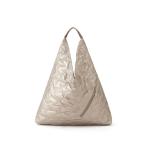 ショッピング星 トートバッグ 星型押し三角トートバッグ レディース