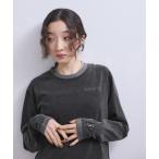 tシャツ 「WEB限定」ガーメントダイリンガーロンTee レディース