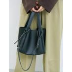 ハンドバッグ ポーチ付2WAYスクエアバッグ