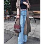 ワンピース ウェストベルトシャツワンピース/オケージョン/オフィスにも！