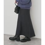 スカート スムースニットフレアスカート