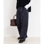 ショッピングレオパード パンツ ウォッシャブルレオパードプリントパンツ レディース