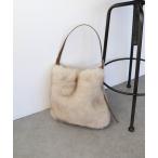 ショッピングハンドバッグ ハンドバッグ フリーハンドルエコファーバッグ