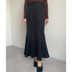 ショッピングストレート スカート 「骨格ストレートさん向け」サイドゴムマーメイドスカート