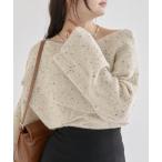 ニット セーター 「限定価格/2way仕様」クロスニットスリットキャミSET レディース