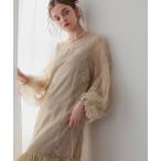 ドレス バルーンスリーブボリュームドレス