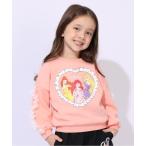 ショッピングプリンセス トレーナー  ディズニー プリンセス / 裏起毛袖チュールトレーナー 1101K キッズ 子供服 男の子 女の子