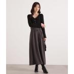 ワンピース ニットドッキングレディーワンピース / 1215240111