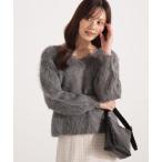 ニット セーター 襟元レースニットトップ / 1215270121 レディース