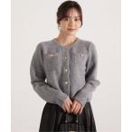 カーディガン ウインター釦ＰＯＩＮＴカーディガン / 1215274101 レディース