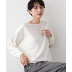 ニット セーター 「洗える」ウールブレンド後ろボタンニット レディース