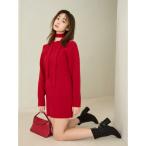 ワンピース フォックスウールミニニットワンピース