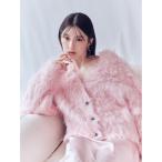 カーディガン 2wayブラッシュシャギーカーディガン レディース