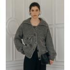 ショッピングJACKET カーディガン 「Nepal」 BLANKET KNIT JACKET/ブランケットニットジャケット レディース