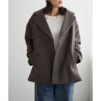 ショッピングウール ジャケット テーラードジャケット 「静電防止」ウールライクストレッチテーラーコート レディース