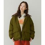 ダウンコート ダウンジャケット 「eLur」BIGポケット中綿ブルゾン レディース メンズ