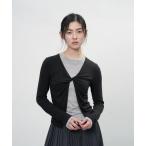 ショッピング長袖tシャツ tシャツ layered twist t-shirts  レイヤードツイスト長袖Tシャツ レディース